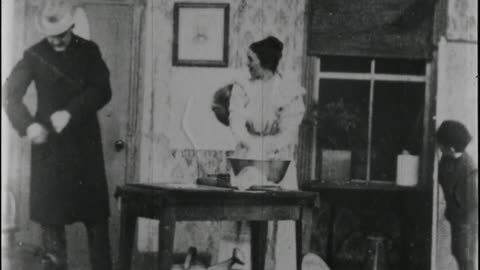 Why Mrs. Jones Got A Divorce (1900 Original Black & White Film)