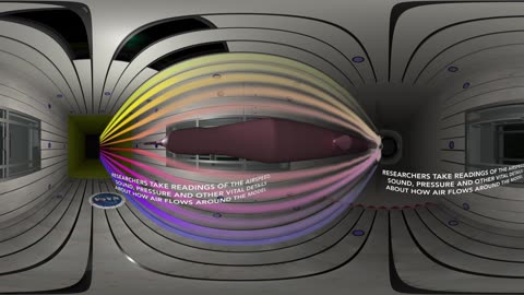 Wind Tunnel Test of NASA’s Most Powerful Rocket (360° Animation)