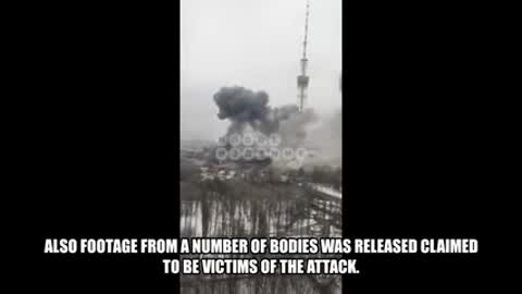 Russian army Hit kyiv TV tower