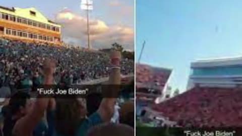 Video Shows F Joe Biden chants at college football games | F Joe Biden Football Stadium Full Video