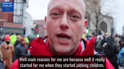 Amazing Anti Vaccine Mandate Protest Interviews in York UK December 2021