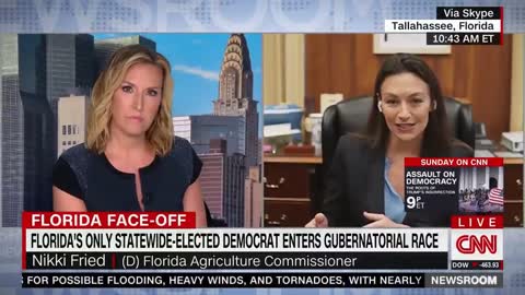 Florida Democrat Called Out By CNN Reporter For Dishonest Talking Points Against Ron De Santis