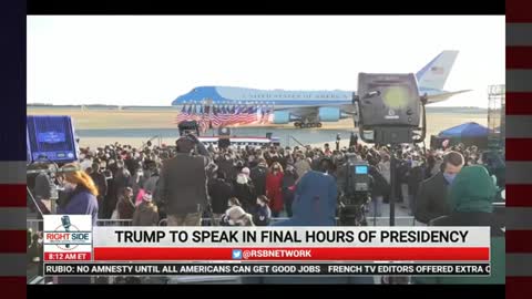 President Donald Trump Send off Ceremony at Joint Base Andrews/Arrival in FL 1/20/21