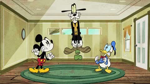 A Mickey Mouse Cartoon // Gone To Pieces // #FunnyCartoons