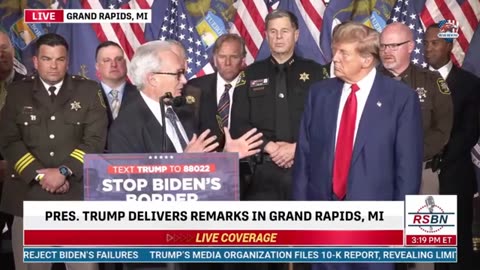 Donald Trumps “Bloodbath” Speech in Grand Rapids Michigan - April 2, 2024