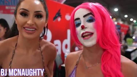 PORN STARS FLASHING AT EXXXOTICA MIAMI 2024