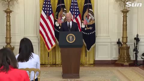 Joe Biden completely forgets what he’s talking about in excruciating press conference