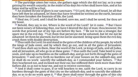 Jeremiah 17 When and How Did The KJV Fix this?