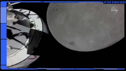 SEE ACTUAL NASA FOOTAGE OF THE ARTEMIS CAPSULE "ORBITING" THE "MOON" AS PART OF THE ORION PROJECT.