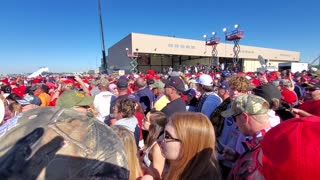 Trump Rally Crowd Goodyear, Az