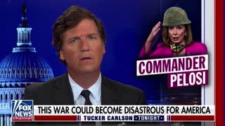 Tucker Carlson mocks a recent speech from Nancy Pelosi