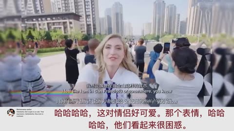 Foreign beauties experience one-day global travel in China