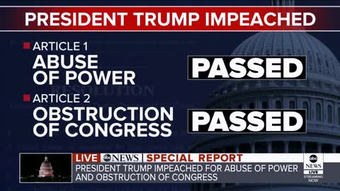 ABC Reporter: First Ever Impeachment Along Party Lines, 'Absolute Partisanship'