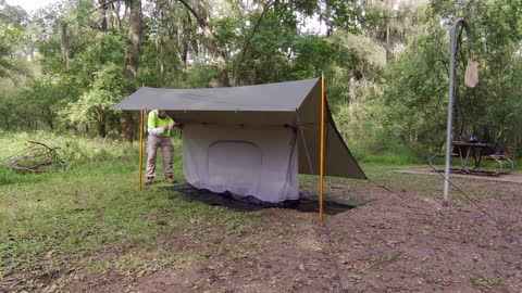 bush craft tarp Shelter