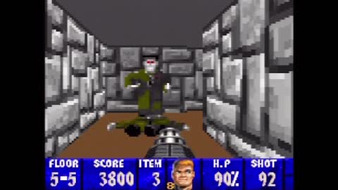 Wolfenstein 3-D (Actual SNES Capture) - Mouse Playthrough - Part 5