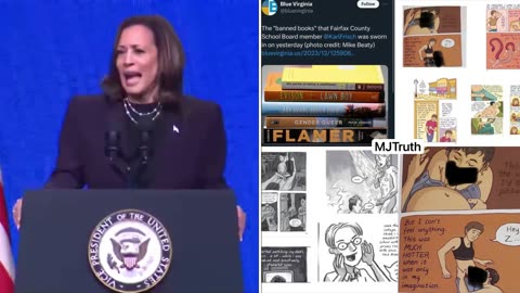 Kamala Harris is Mad that Republicans want to ban Pornographic Books