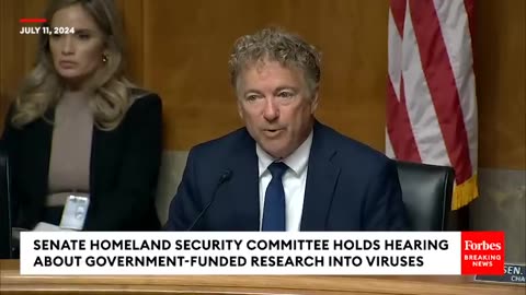 Rand Paul Accuses Fauci and the federal government Of Engineering Vast Cover-Up' Surrounding C19