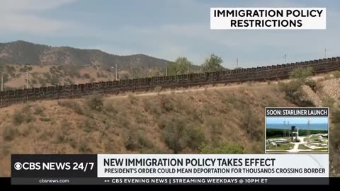 New immigration policy takes effect, ACLU plans to sue Biden administration over it CBS News