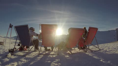 Timelapse - Beautiful evening sun at Mavrovo