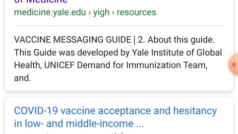 2020 Facebook funded Vaccine Messaging study.