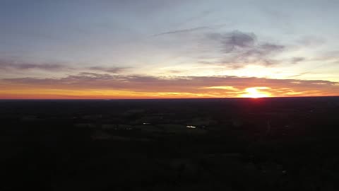 Sunset in the Air Over Albemarle