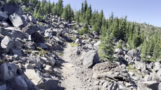 Descending an EPIC Alpine Forest Zone – Three Fingered Jack Loop – Central Oregon – 4K