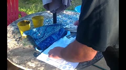 Off The Rails: Repairing a Rip In The Vinyl Pool Liner