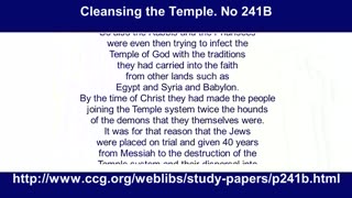 Cleansing the Temple. No 241B