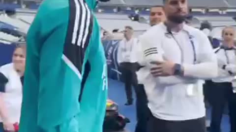 “Karim, Karim, Karim!” Benzema salutes his fans