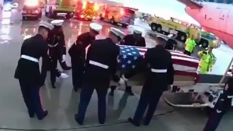 Fallen US Marine Arrives Home