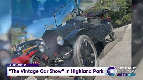 "The Vintage Car Show" In Highland Park