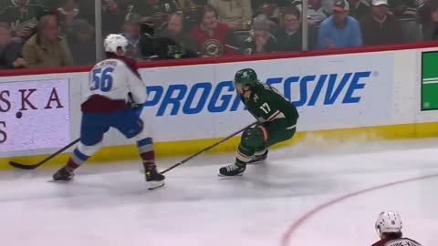 Marcus Foligno leaves game after a hit by Kurtis MacDermid catches his knee