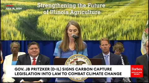 Illinois Gov. JB Pritzker Signs Carbon Capture Legislation Into Law To Combat Climate Change