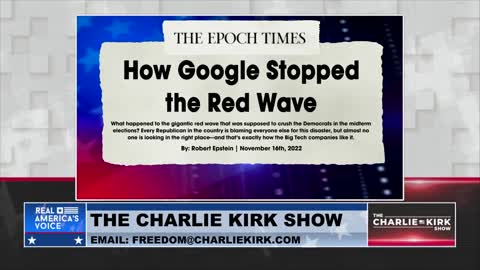 Dr. Robert Epstein Reveals How Google Stopped the Red Wave