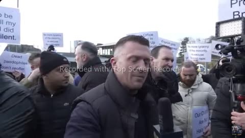 Tommy Robinson "Our Daughter's Are Being Raped" in Ever Town Across The UK in 2024