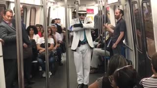 Smooth Criminal Spotted on the Rio Subway