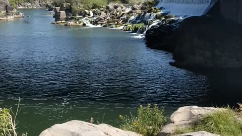 Idaho Falls Friendship Garden Waterfalls