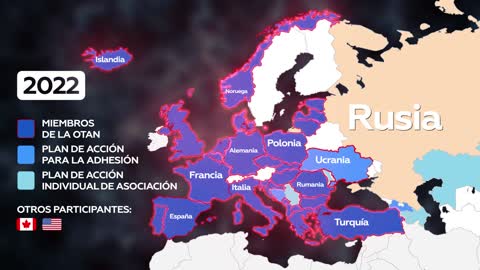 Come la NATO si è espansa dalla sua creazione nel 1949 fino ad oggi 2022