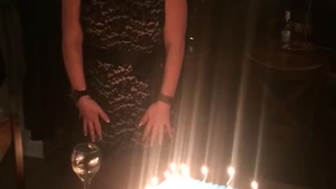 Birthday Girl's Hair Catches On Fire!