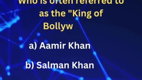 who is often referred to as the king of Bollywood? #quizvideo #bollywood