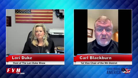 Carl Blackburn-1st Vice Chair of the 9th District joins The Lori Duke Show!