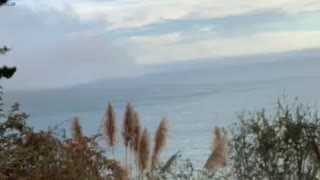 Fog rolling in over the Ocean