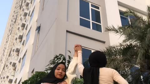 Beautiful Indonesian Hijab Twins