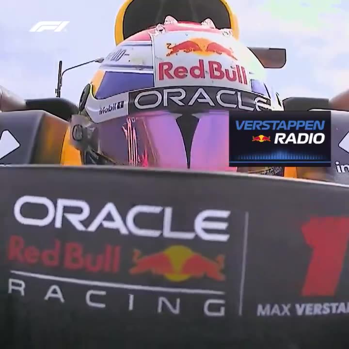 Max Verstappen celebrating a race win, joining the 3000 laps led club
