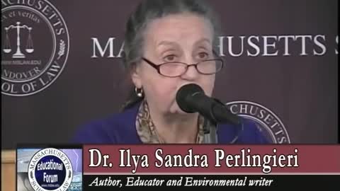 Dr. Ilya Sandra Perlingieri, author, educator and environmental writer about weather modification