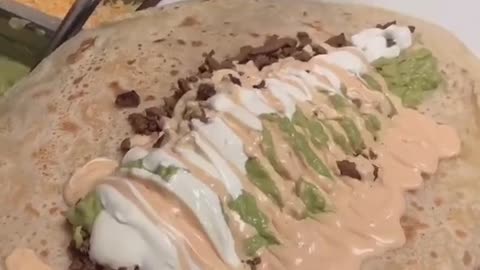 beef and fris Burrito