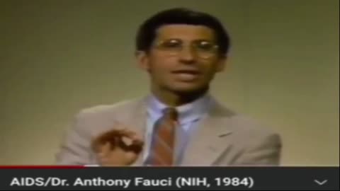 Dr Anthony Fauci "You take an INFECTIOUS AGENT & you INTRODUCE IT INTO A POPULATION!"
