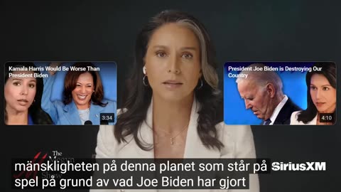 # 1032 - Tulsi Gabbard och Megan Kelly om Biden´s katastrofala tal. SVENSKTEXTAT