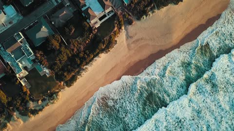 Nature Beach Ocean Waves 4k Video