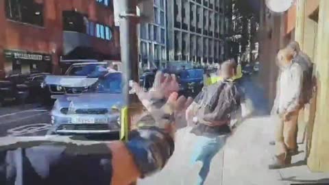 Anti vaccination mandate protesters try to rescue one of their own in London UK
